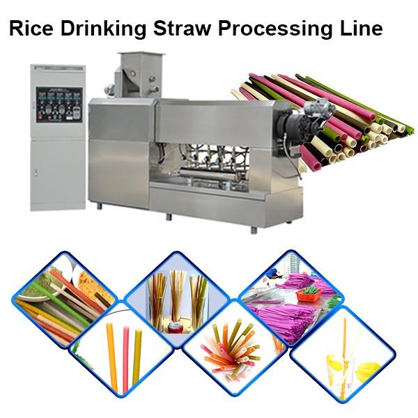 Tapioca Rice Edible Straws Biodegradable Disposable Drinking Straws Production Line